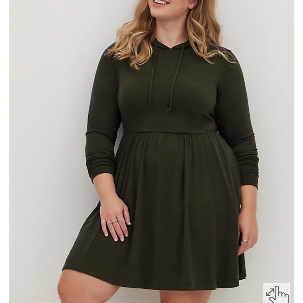 Torrid | Hooded skater dress